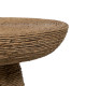 Side table RATÁN Beige 49 x 49 x 58 cm