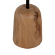 Side table Black Natural 35 x 35 x 55 cm