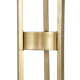 Set of 2 tables Golden Smoked 38,5 x 38,5 x 61 cm (2 Units)