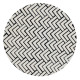 Mesa auxiliar Blanco Negro 38 x 38 x 50 cm