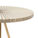 Side table Beige Golden 38 x 38 x 50 cm