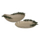 Centerpiece Green Beige Iron 44 x 31 x 18 cm