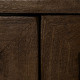 Aparador Marrón Cristal Madera de mango 180 x 35 x 87 cm