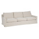 Sofa Cream 260 x 100 x 83 cm