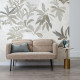 Sofá de Jardín Negro Beige 127 x 72 x 73 cm