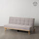 Sofabed Grey Natural 178 x 94 x 86 cm