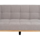 Sofabed Grey Natural 178 x 94 x 86 cm