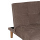 Sofabed Taupe 178 x 94 x 86 cm