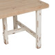 Dining Table White Natural Fir wood 120 x 60 x 48 cm