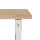 Dining Table White Natural Fir wood 120 x 60 x 48 cm