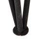 Centre Table Black Natural 80 x 80 x 45 cm