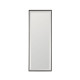 Espejo de pared Negro Dorado 40 x 6 x 110 cm