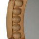 Espejo de pared Natural 70,5 x 3 x 70,5 cm