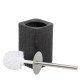 Toilet Brush Black Ceramic 11 x 11 x 33 cm