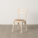 Dining Chair Cream Natural Rattan Elm wood 45 x 54 x 88,5 cm