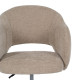 Office Chair Black Beige 56 x 56 x 85 cm