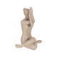Decorative Figure Beige Yoga 17,7 x 13,5 x 24,5 cm