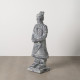 Escultura Gris Fibra 41 x 33,5 x 122 cm