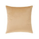 Cushion SUNRAY Beige Golden Printed Velvet 45 x 8 x 45 cm