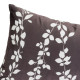 Cushion RISE Grey Printed Velvet 50 x 10 x 30 cm