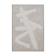 Cuadro Blanco Gris Abstracto 80 x 3,5 x 120 cm