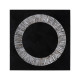 Painting Black Grey Abstract 100 x 3 x 100 cm