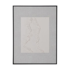 Painting Black Grey Abstract 60 x 3 x 80 cm