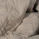 Bedspread (quilt) Taupe 180 x 1 x 260 cm