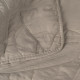 Bedspread (quilt) Taupe 180 x 1 x 260 cm