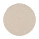 Alfombra Blanco Beige 110 x 110 x 0,2 cm
