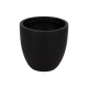 Set of Planters Black 44 x 44 x 41,5 cm (4 Units)