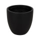 Set of Planters Black 44 x 44 x 41,5 cm (4 Units)