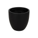 Set of Planters Black 44 x 44 x 41,5 cm (4 Units)
