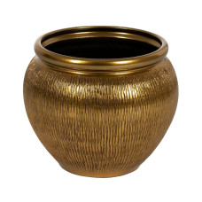 Vase Golden Ceramic 39 x 39 x 40 cm