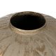 Jarrón Beige Dorado Hierro 25 x 25 x 33 cm