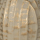 Jarrón Beige Dorado Hierro 16 x 16 x 30 cm