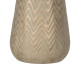 Jarrón Beige Dorado Hierro 21 x 21 x 34 cm