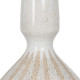 Jarrón Blanco Beige Cerámica 21,8 x 21,8 x 40 cm