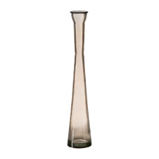 Vase Champagne recycled glass 9,5 x 9,5 x 51 cm