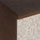 Hall Table with Drawers MANACOR White Brown