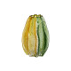 Jarrón Amarillo Verde Cristal