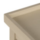 Hall Table with Drawers Cream 90 x 33 x 75 cm