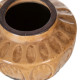 Vase Brown Ceramic 11,5 X 11,5 X 8,5 CM