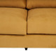 Sofa 200 x 98 x 97 cm Yellow