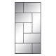 Espejo de pared Negro Vertical 90 x 2 x 180 cm