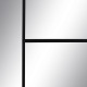 Espejo de pared Negro Vertical 90 x 2 x 180 cm