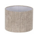 Lamp Shade Brown Polyester 30 x 30 x 22 cm