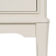 Nightstand White Pine MDF Wood 43 X 33 X 60 CM