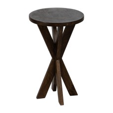 Small Side Table Natural 37 x 37 x 60 cm