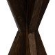 Small Side Table Natural 37 x 37 x 60 cm